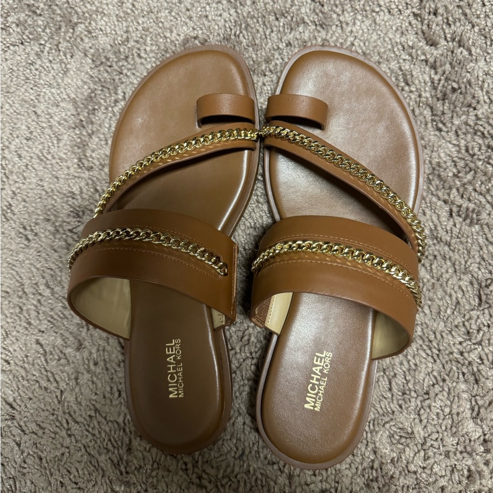 Michael Kors toe loop sandals